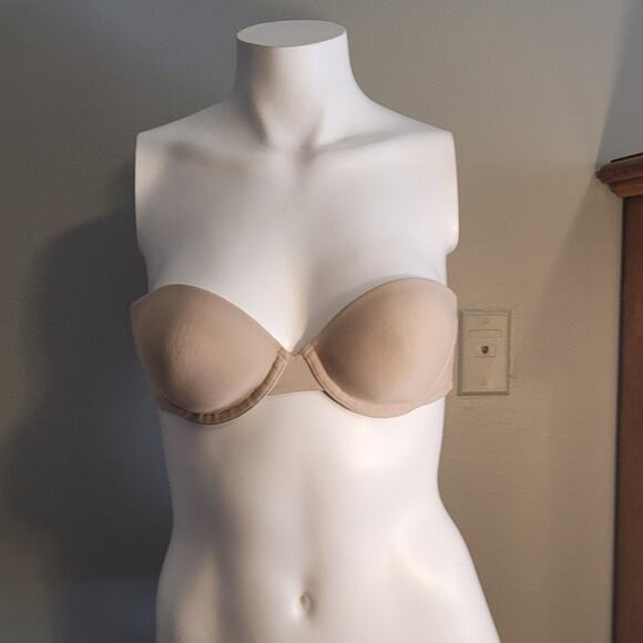 Maidenform 8250 Strapless Multiway Bra Size 34B Nude Convertible Underwire - Picture 8 of 10